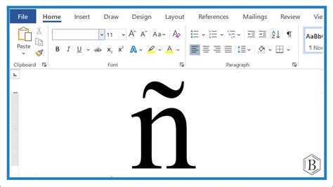 how to type n with squiggle.